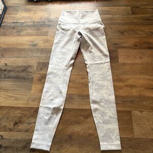 lululemon athletica Gray Camo Leggings